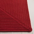 thumbnail image 4 of SAFAVIEH Braided Rishika Solid Machine Washable Reversible Runner Rug, Rust, 2'3" x 8', 4 of 16