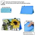 thumbnail image 3 of Allytech Slim Case for Samsung Galaxy Tab S6 Lite 10.4" 2020 SM-P610 P615, PU Leather Slim Folio Flip Stand Smart Cover Auto Sleep Wake Shockproof Cover for Samsung Galaxy Tab S6 Lite 10.4", Sunflower, 3 of 5