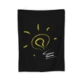 thumbnail image 1 of XMXY Fleece Throw Blanket for Couch, Creative Light Bulb Lightweight Plush Fuzzy Cozy Soft Bed Blankets and Throws for Sofa, 40"x30" inches, 1 of 8