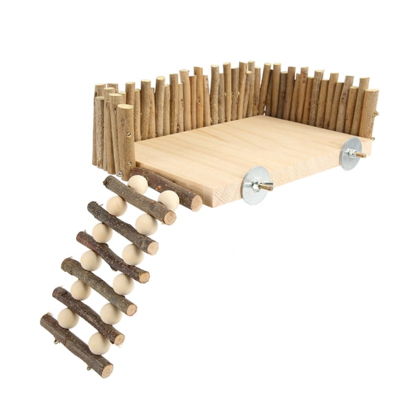 Plataforma de escalada para hámster estructura estable juguete para masticar aumentar el ejercicio actividad para mascotas patio de recreo para oso dorado ANGGREK Otros