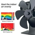thumbnail image 6 of yotijay 6 Blade Fireplace Fan Heat Powered Stove Top Fan Eco-Friendly Low Energy Consumption Silent for Fireplace Living Room Home Stove Accessory, 6 of 7