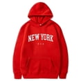 thumbnail image 4 of New York U.S.A City Hoodies Men Fashion Letter Printed Graphic Sweatshirts Women Loose Casual Harajuku Hooded Pullover Sportwear, 4 of 6