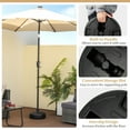 thumbnail image 5 of Spaco Umbrella Base, 27 lbs Fillable Round Umbrella Base Stand for Yard Garden Poolside for Outdoor Patio Market Table Umbrella, 5 of 7