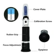thumbnail image 3 of Handheld Brix Refractometer Honey Fruit Sugar Solution Brix 0-20% Optical Concentration Sugar Measuring Instrument ,Easy to Carry, 3 of 7