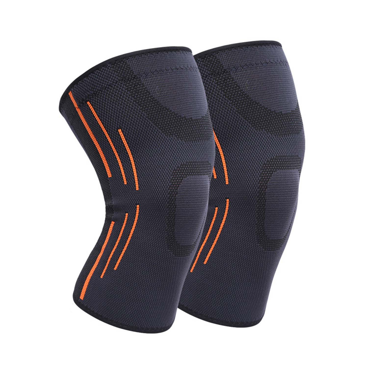 2PCS Knee Sleeve Compression Brace Support For Sport Joint Pain Arthritis Relief 