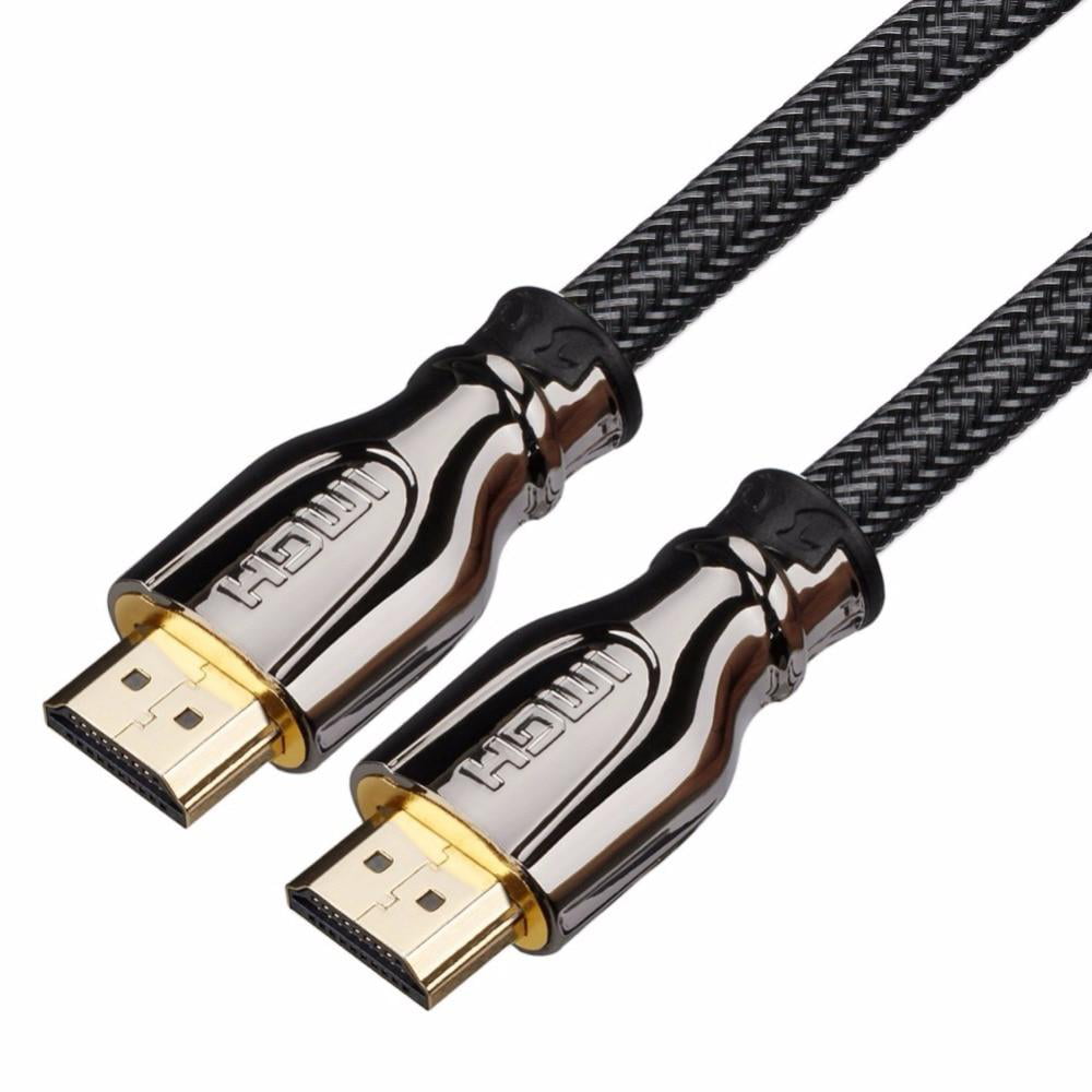 Flat HDMI Cable v2.0 HD High Speed 4K 2160p 3D Lead 1m/2m/3m/4m/5m/7m/8m/9m/10m 