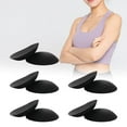 thumbnail image 4 of kurtrusly 5Pairs Womens Bra Inserts Pads Soft Swimsuit Padding Inserts Breast Cups Black, 4 of 7