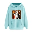 thumbnail image 6 of GaThRRgYP Fashion Hoodie Winter Female,Women's Fashion Sportswear Hooded 2026 and Winter Clothing Long Sleeved Hooded Sweatshirt Sweatshirt Sky Blue XXXL, 6 of 6