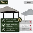 thumbnail image 4 of Toldo de repuesto para gazebo ABCCANOPY para Lowe's Allen Roth, 4 of 6