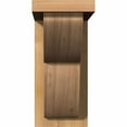 thumbnail image 2 of 5 1/2"W x 12"D x 12"H Crestline Smooth Corbel w/Backplate, Western Red Cedar, 2 of 9