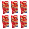 thumbnail image 2 of LCXmlly Lucky Red Envelopes 6Pcs Red Envelopes Smooth Surface Bright Color Lucky Money Envelopes, 2 of 8