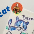 thumbnail image 2 of Aquaman Character Refrigerator Fridge Locker Vinyl Circle Magnet Set, 2 of 5