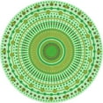 thumbnail image 1 of Ahgly Company Indoor Round Patterned Green Snake Green Area Rugs, 6' Round, 1 of 6