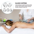 thumbnail image 2 of 5 Pcs Glass Cupping Therapy Device Cupping Cups Massage Fire Glass Cuppings, 2 of 2