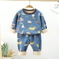 thumbnail image 3 of Generic Baby Clothes Sets Kids Toddler Baby Girls Boys Autumn Winter Cartoon Print Cotton Long Sleeve Pants Pullover Sleepwear Set for Casual Soft Comfortable Clothing ﻿, 3 of 3