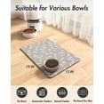 thumbnail image 7 of WEISIPU Pet Feeding Mat Absorbent Dog Food Mat Quick Dry Dog Placemat Puppy Water Bowl Mat Pet Supplies, 7 of 7