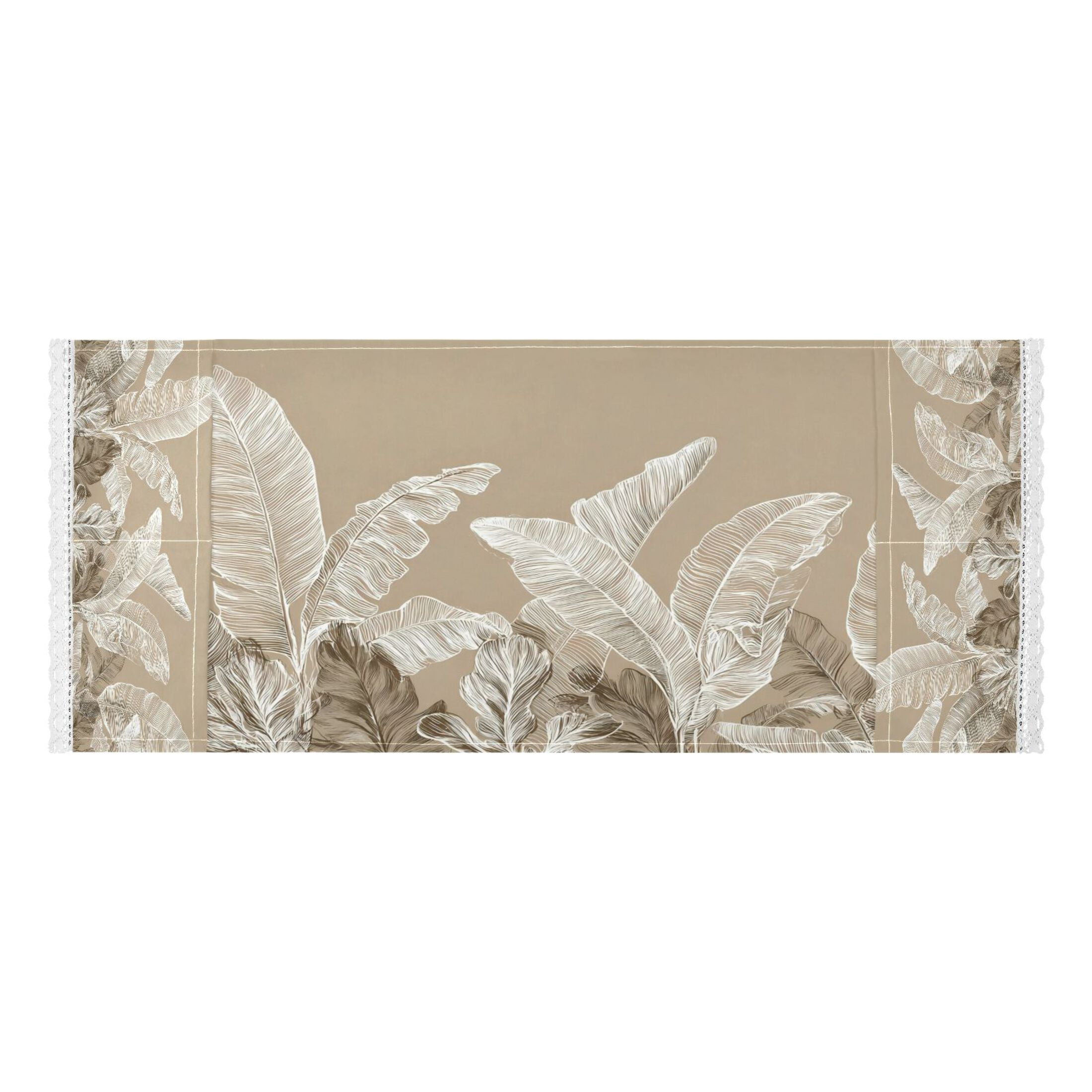 Wobogo Linen Colored Tropical Plants Washing Machine Cover Dustproof Washer Dryer Cover Waterproof Laundry Room Decorative Protector