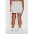 thumbnail image 4 of Womens Daisy High Waisted Pleated Skirt with Varsity Stripe Detail, 4 of 4