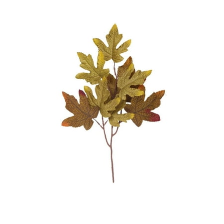

SuChun Flower Bouquet Artificial Fall Leaves Stems Fall Branches Autumn Leaves Spray For Home Kitchen Farmhouse Thanksgiving Table Centerpiece Mantle Halloween Décor Green