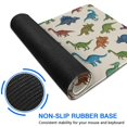 thumbnail image 6 of Long Mouse Pads for Desk,Beige Colorful Dinosaurs Pattern Desk Mats on Top Of Desks, Desk Mouse Pad Extra Large with 3mm Non-Slip Base and Stitched Edge for Gaming,Office,Work,Home 47.3"x23.6", 6 of 6