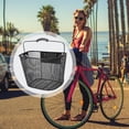 thumbnail image 4 of LJNYFDC MTB Front Basket Bike Basket Set Large Capacity Easy to Install Metal Mesh Bike Basket with Quick Release Bracket for Cycling Front Handlebar 1 Set, 4 of 6