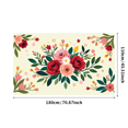 thumbnail image 3 of Colorful Floral Illustration Banner Garden Background Backdrop Birthday Party Wedding Celebration Photography Props Spring Decor Botanical Elements, 3 of 4