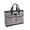 Black, variant on Large practical handbag with zipper and 4 external pockets.-black