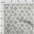 thumbnail image 2 of oneOone Rayon Gray Fabric Text Dress Material Fabric Print Fabric By The Yard 56 Inch Wide, 2 of 5