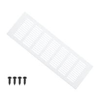 Uxcell 12 x 4 Inch Door Air Vent Cover, 1 Pcs Heavy Duty Grille Ventilation