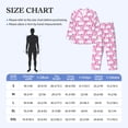 thumbnail image 4 of Daiia Beautiful Swans for Men's Long-Sleeved Pajama Set – Soft & Comfortable Sleepwear Button-Up Pajamas Cozy Lounge Wear-Small, 4 of 7