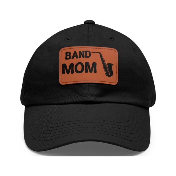 Band Mom Hat Cap Strap Back Marching Band Saxophone  Dad Hat  Music