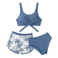 thumbnail image 4 of Gunia Swimsuit Girls 2 Piece Bathing Suit High Waist Bikini With Cover Up Swimwear Teen Girls Swimsuits 8-16 Years, 4 of 4