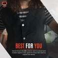 thumbnail image 4 of Daniel Smart Women’s Vest – Unique Black Premium Denim Vest for Women, 4 of 8