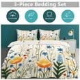 thumbnail image 6 of Duvet Cover Queen Size Watercolor Wildflowers 3 Pcs Duvet Cover Set Bedding Sets Queen Soft Breathable, 6 of 6