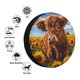 thumbnail image 4 of Balery Cloud Sky Sunflower Cow Cubiertas para Neumáticos - Protector Resistente para Neumáticos de Camioneta, SUV, Remolque, Camper y RV-14 inch, 4 of 6