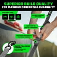 thumbnail image 6 of Rhino USA 1" x 10' Retractable Ratchet Straps 1,209lb Break Strength (Gray 2-Pack), 6 of 7
