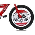 thumbnail image 6 of Wonder Wheels 20" BMX Boy's or Girl's S-Type Frame Coaster Brake One Piece Crank Chrome Rims Black Tire - Red, 6 of 8