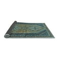 thumbnail image 2 of Ahgly Company Indoor Square Persian Light Blue Traditional Area Rugs, 8' Square, 2 of 4