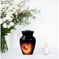 thumbnail image 7 of Phoenix Keepsake Memorial Urns For Adult Male - Black Cremation Urn For Ashes For Women - Miniature Decorative Urn For Mom - Small Urns For Human Ashes For Adults Female- 3 Inch, 7 of 7