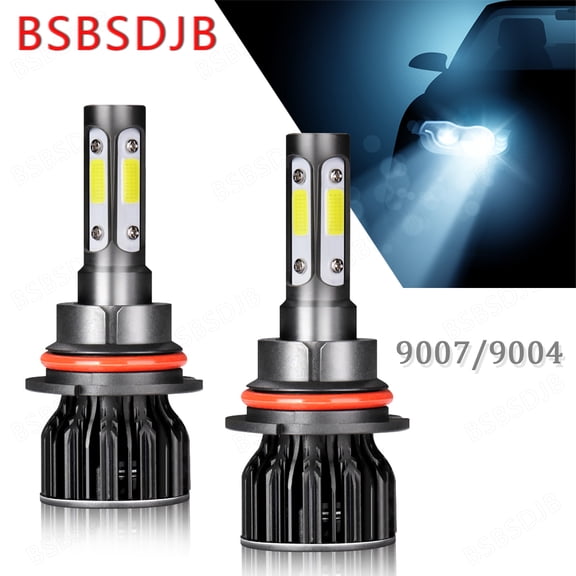 For Toyota 4Runner 1992-1995 9004/9007 LED Headlight Bulbs Kit 6000K Bright White