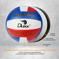 thumbnail image 2 of Balón Voleibol Duxx PU #5 BCO/AZUL/ROJO, 2 of 5
