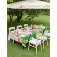 thumbnail image 3 of Outdoor Tablecloth with Umbrella Hole and Zipper, Easter Bunny Rectangle Table Cloth 60x102 Inch Waterproof Tablecloth, Spring Easter Eggs Floral Rustic Burlap Picnic Table Cover for Patio Camping, 3 of 7