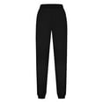thumbnail image 5 of WRKEKC Plus Size Pants for Women, Casual Pants for Women, Ladies' Casual Plus Size Solid Color Elastic Waist Sweatpants with Side Pockets, 5 of 7