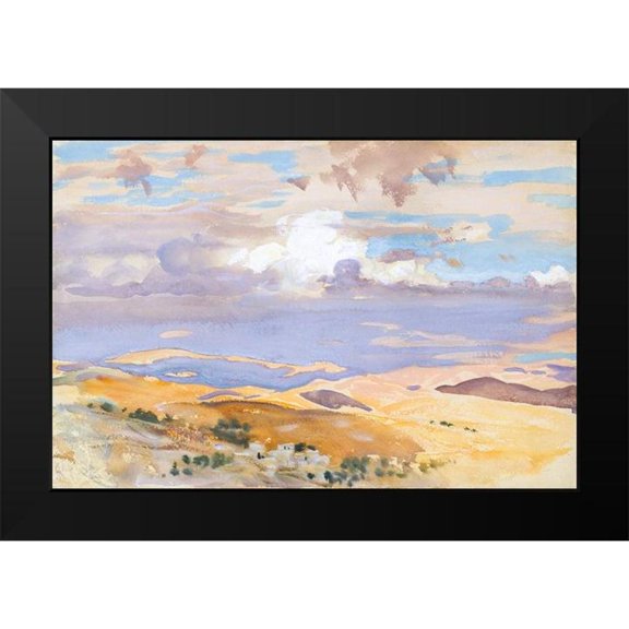 Sargent, John Singer 14x11 Black Modern Framed Museum Art Print Titled - From Jerusalem