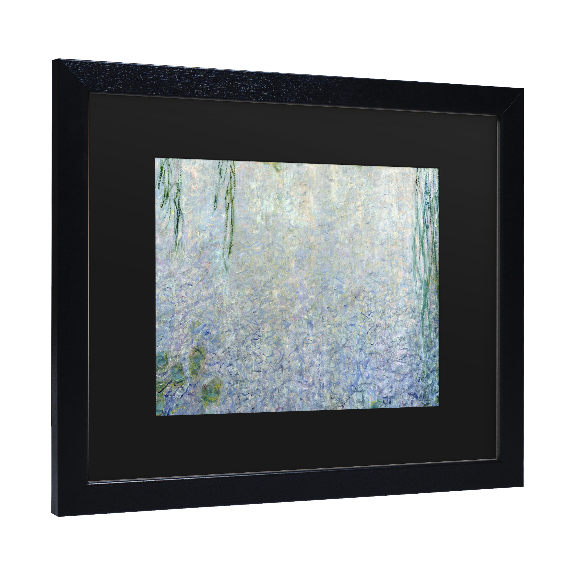 Trademark Fine Art 'Waterlillies Morning II' Canvas Art by Claude Monet