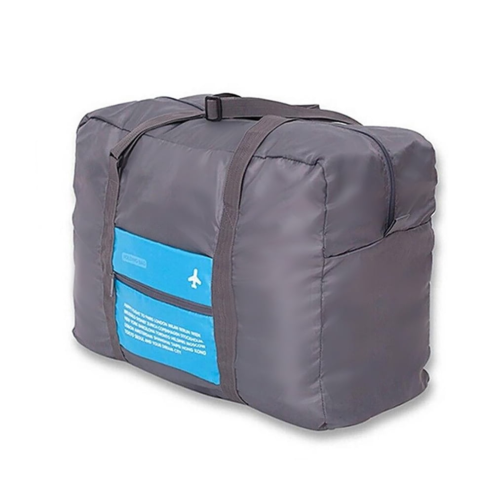 Foldable Travel Duffel Bag Nylon Luggage Bags Large capacity Gym Bag for Travel Camping and Gym 31 40L Capacity Blue Walmart