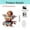A, variant on Pgyong Valentine's Day Gift Acrylic 2D Figurine Romantic Desktop Decoration Cupid Ornament for Anniversary Wedding