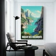 thumbnail image 3 of UENPHN Massif Des Calanques Vintage Travel Posters 20X30inch(50X75cm), 3 of 4