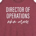 thumbnail image 3 of Instant Message - Director Of Operations Aka Mom - Women's Racerback Tank Top, 3 of 6