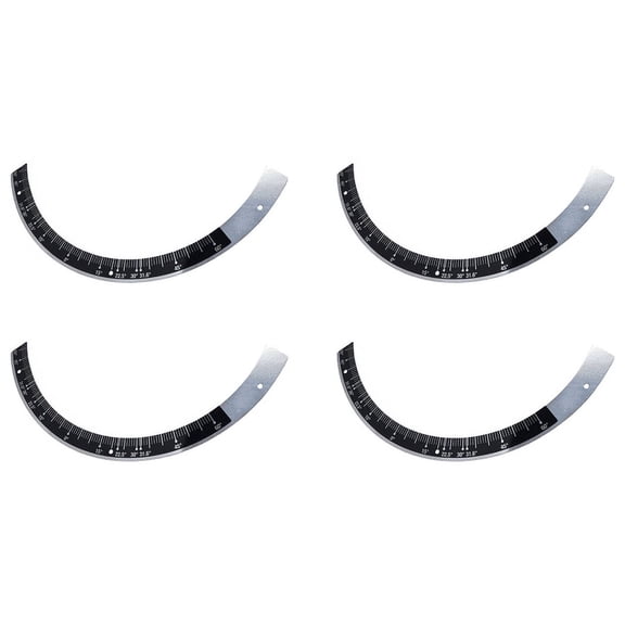 Makita 816920-6 Miter Scale Plate Replacement Parts for LS1016L Dual Bevel Slide Miter Saw (4-Pack)